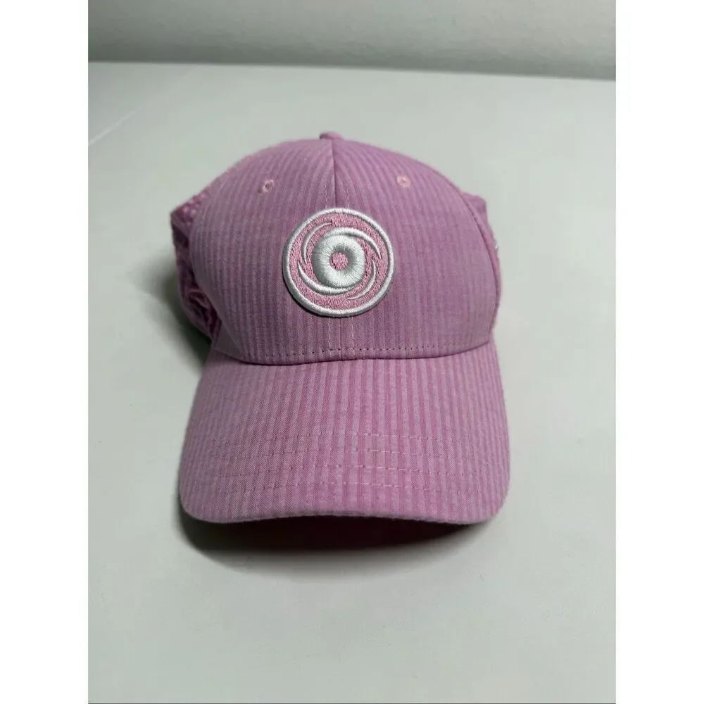 Pukka Adjustable Women's Embroidered Logo Golf Cap Hat Pink Cotton
